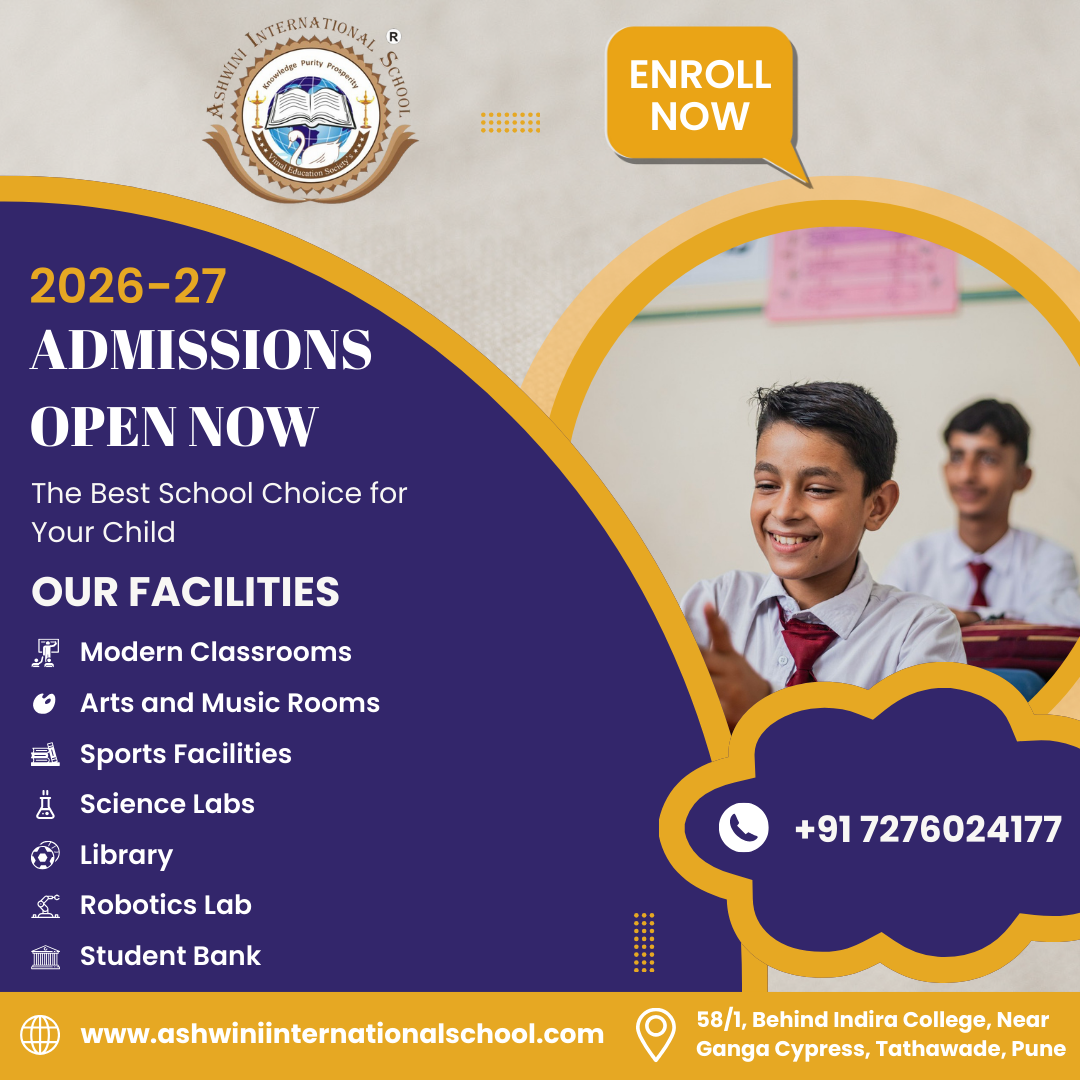 Admission Open 2026-27 At Ashwini International School